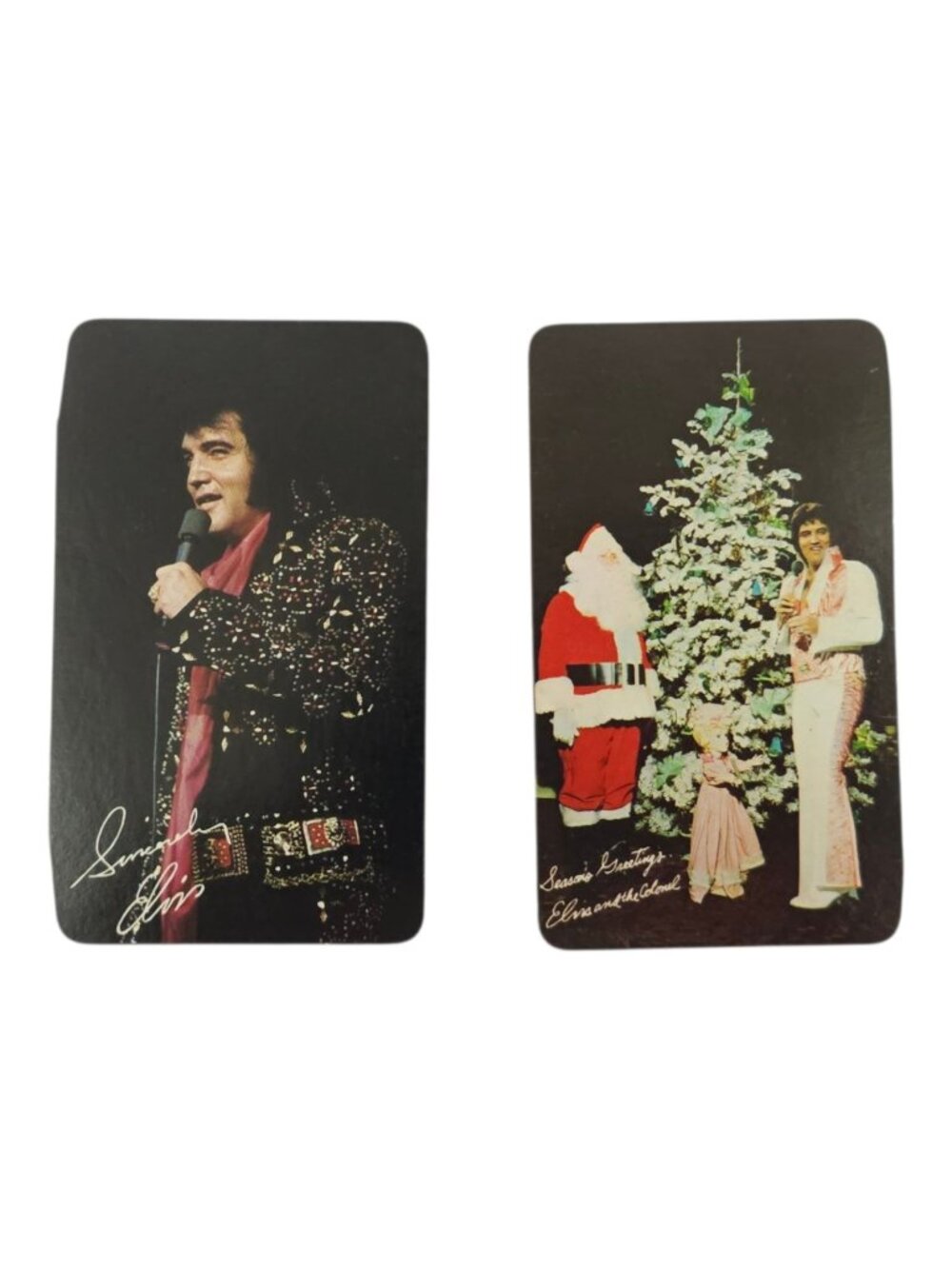 Elvis Presley 1977 1978 Pocket Wallet Calendar Cards RCA Records 2.25 x 3.75